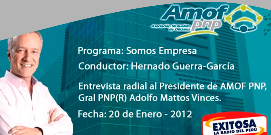 Entrevista Radio Exitosa al General PNP (r) Adolfo Mattos Vinces